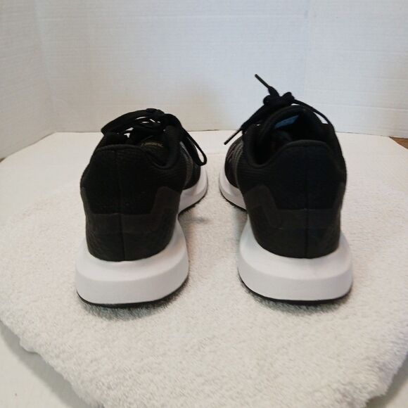 Adidas Originals Swift Run Black/Gray Gold Logo Womens 8 FW1645 Athletic Shoes - Picture 10 of 16